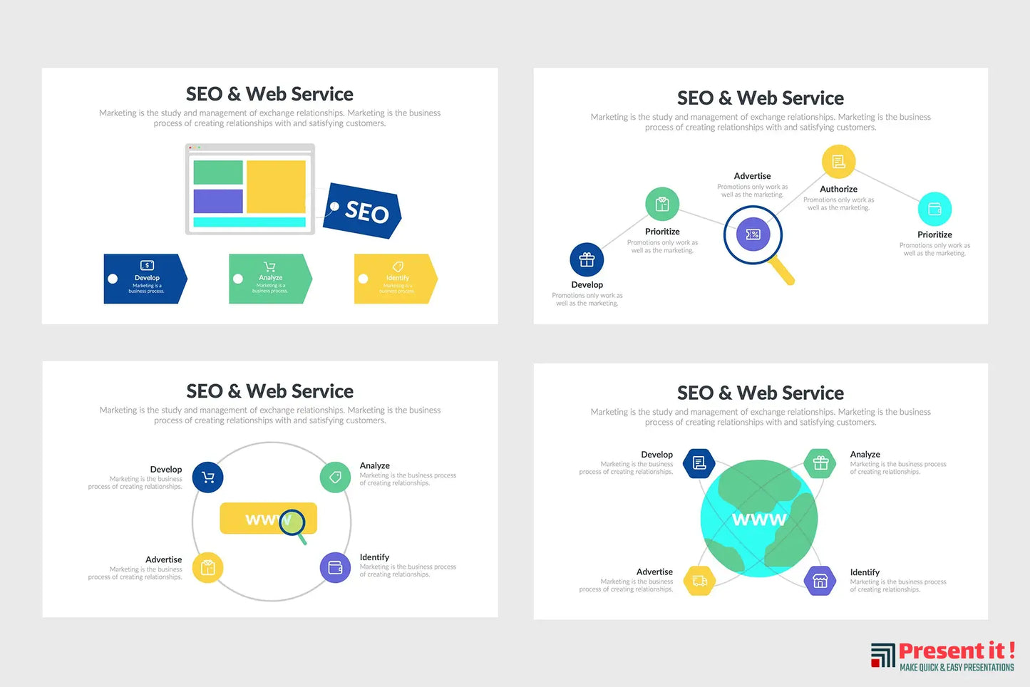 SEO And Web Service Infographics