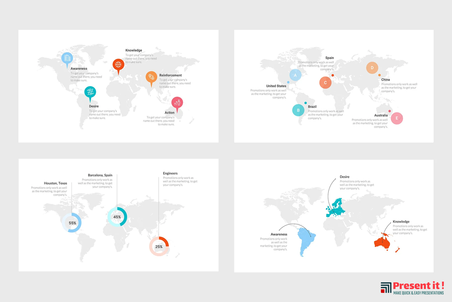 World Map Infographics