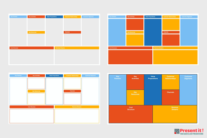 Business Model Canvas Infographics