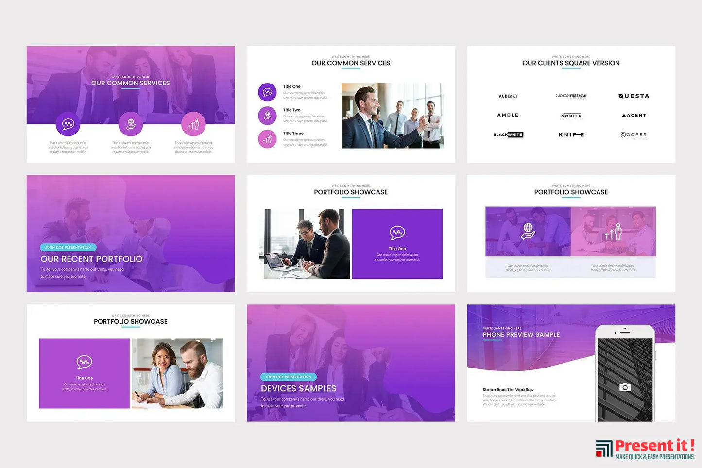 Mirza Business PowerPoint Template