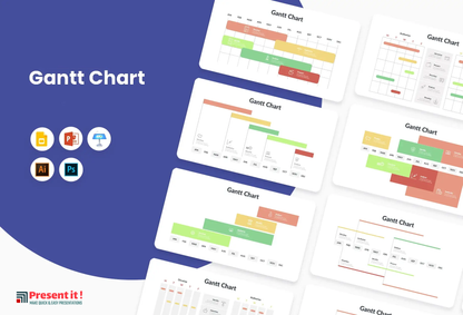 Gantt Chart Infographics