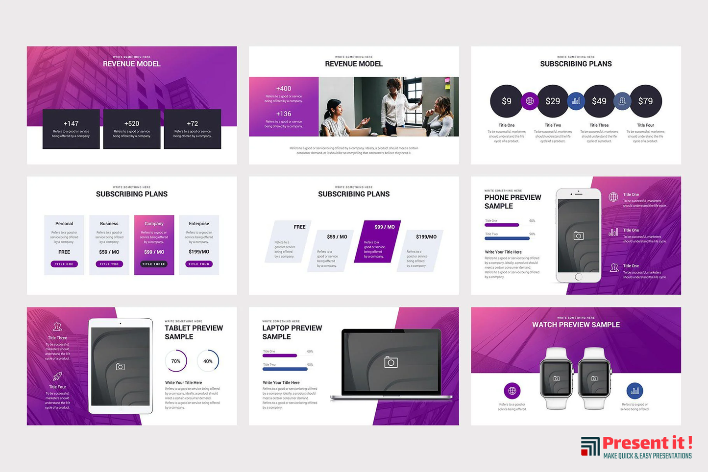 Castel Keynote Template