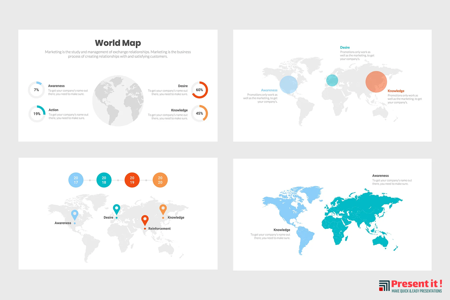 World Map Infographics