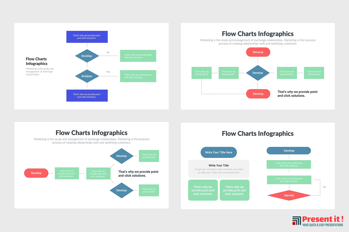 Flow Charts Infographics