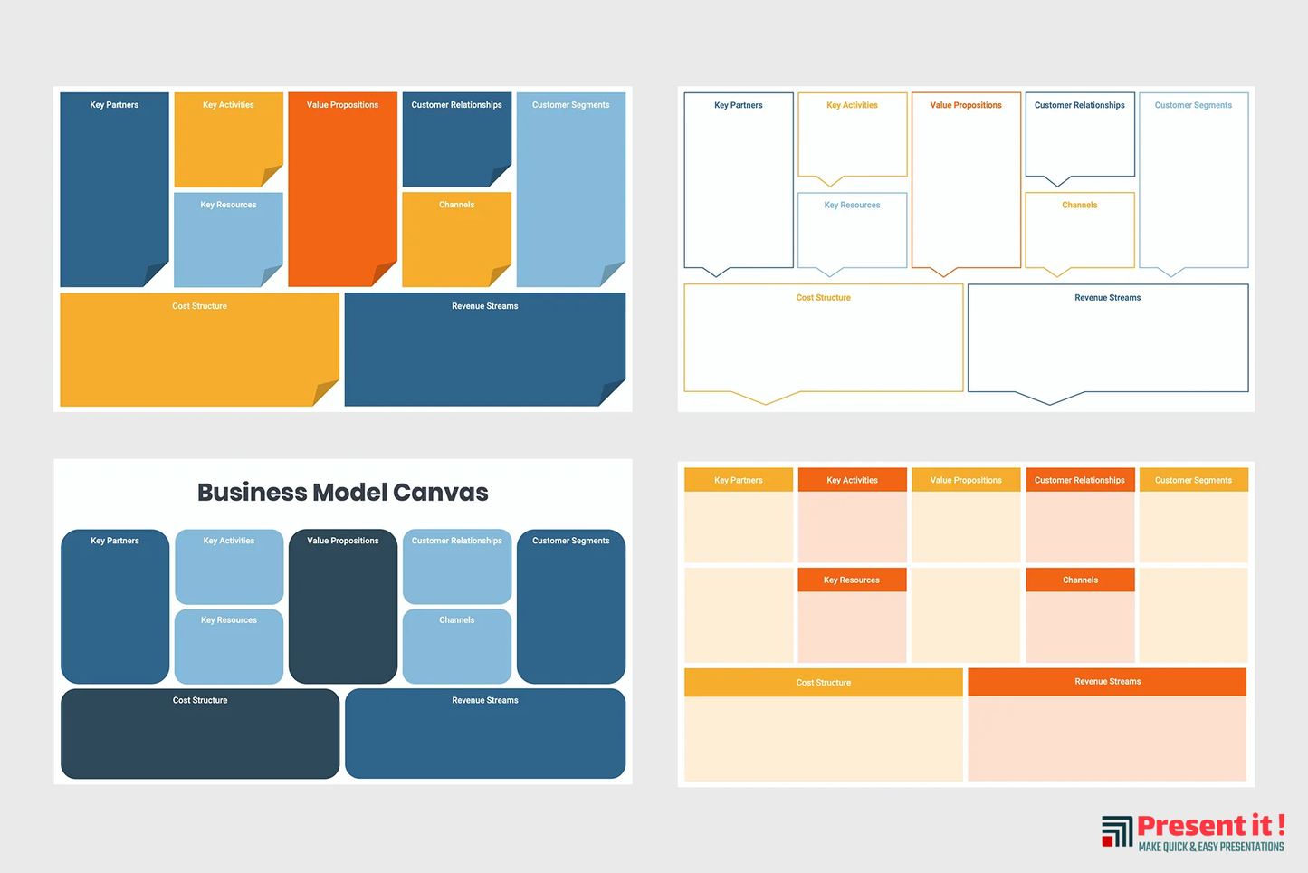 Business Model Canvas Infographics