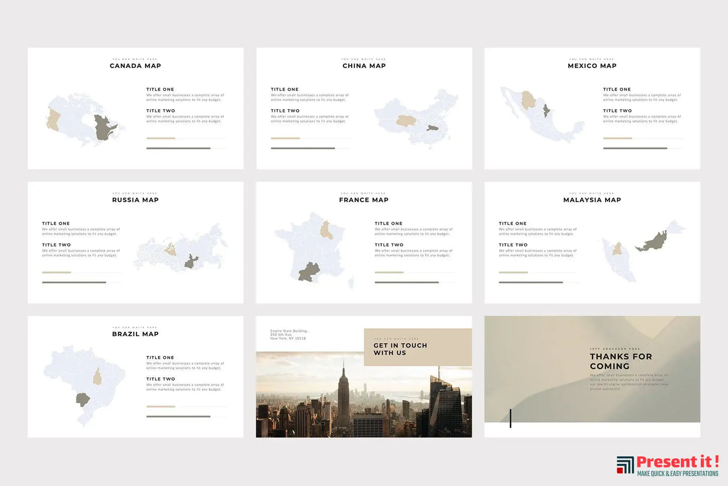 Boneti Minimalist PowerPoint Template