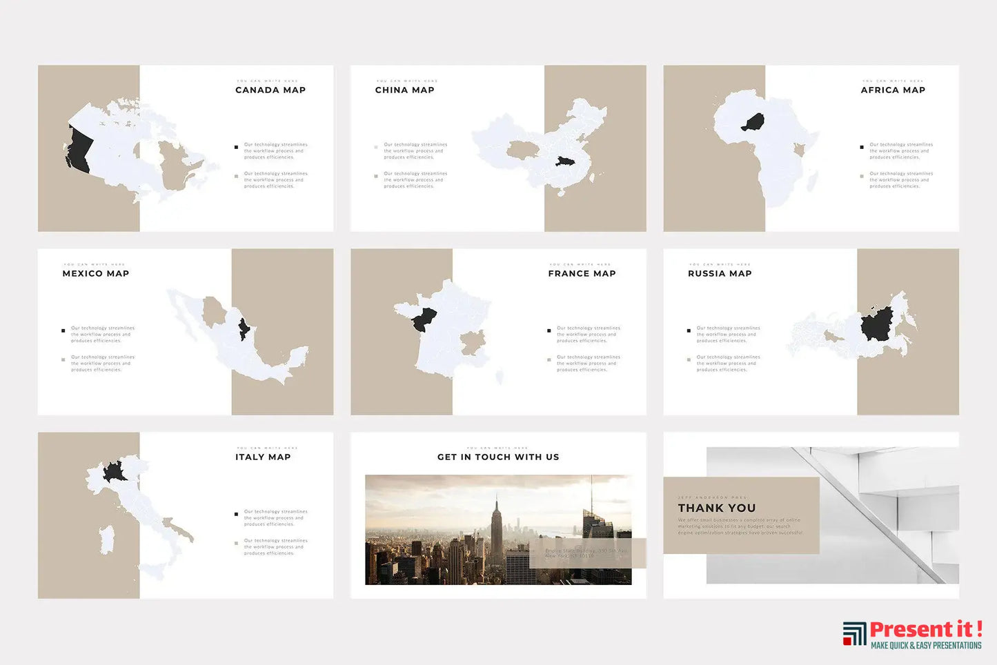 Boneti Minimalist Google Slides