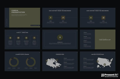 Cordia PowerPoint Template