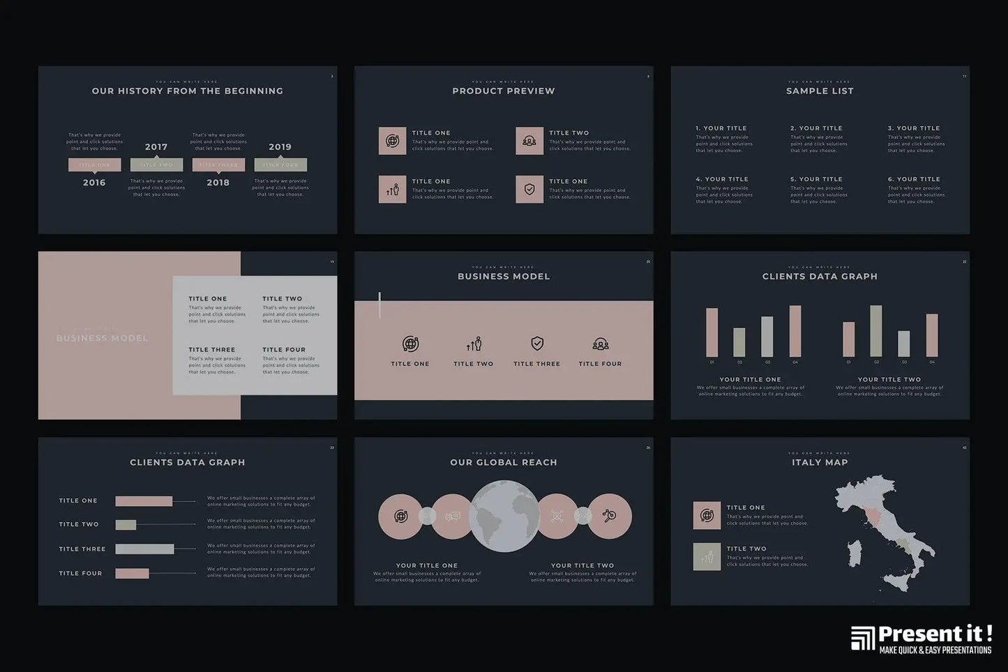 Monsieur PowerPoint Template