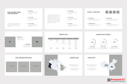 Boneti Minimalist Google Slides