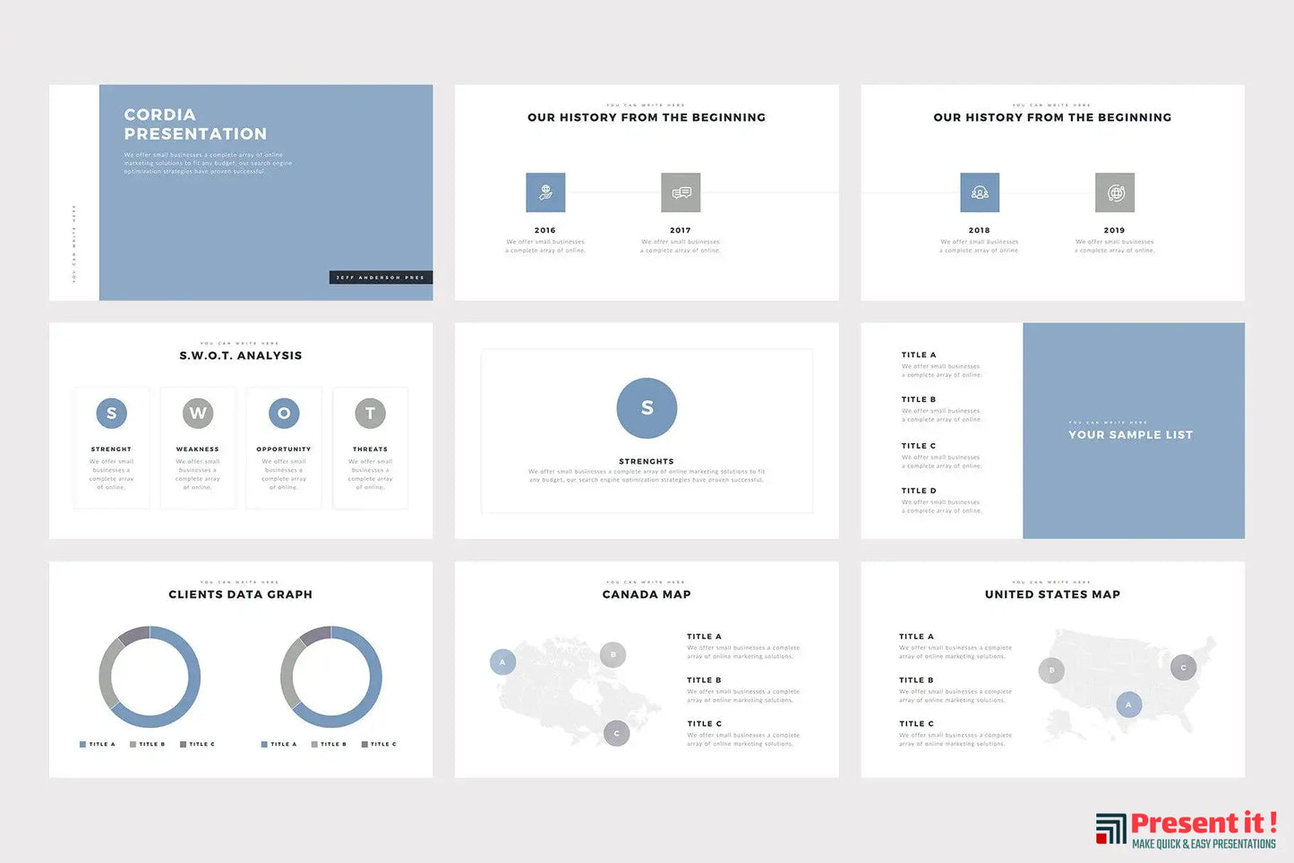 Cordia PowerPoint Template