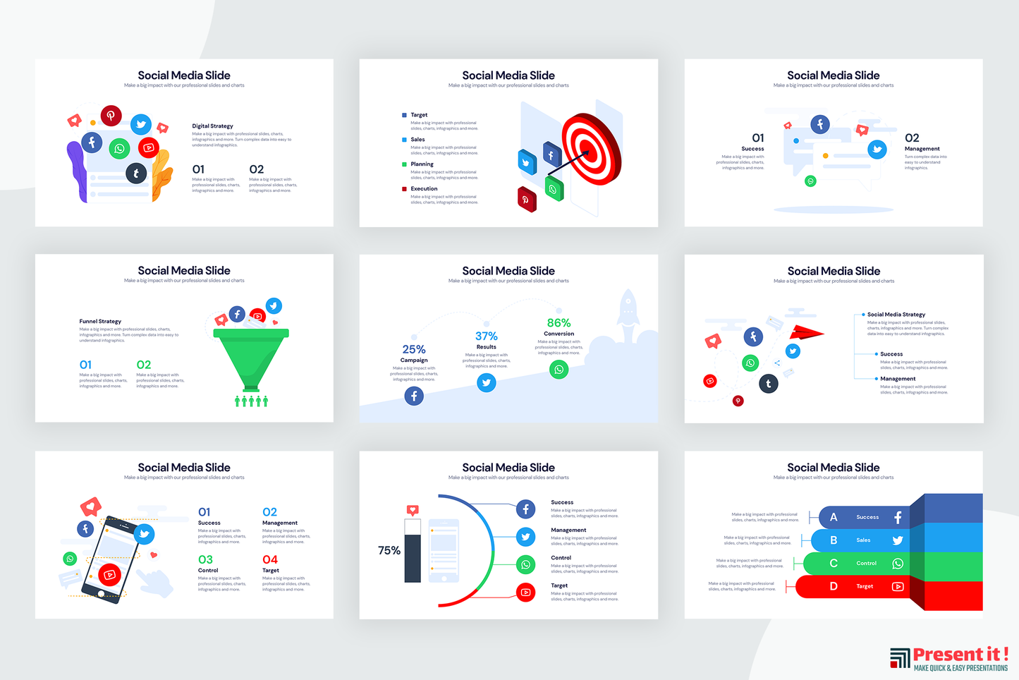 Social Media Infographic Templates