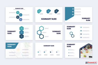 Summary Slides for PowerPoint, Keynote and Google Slides