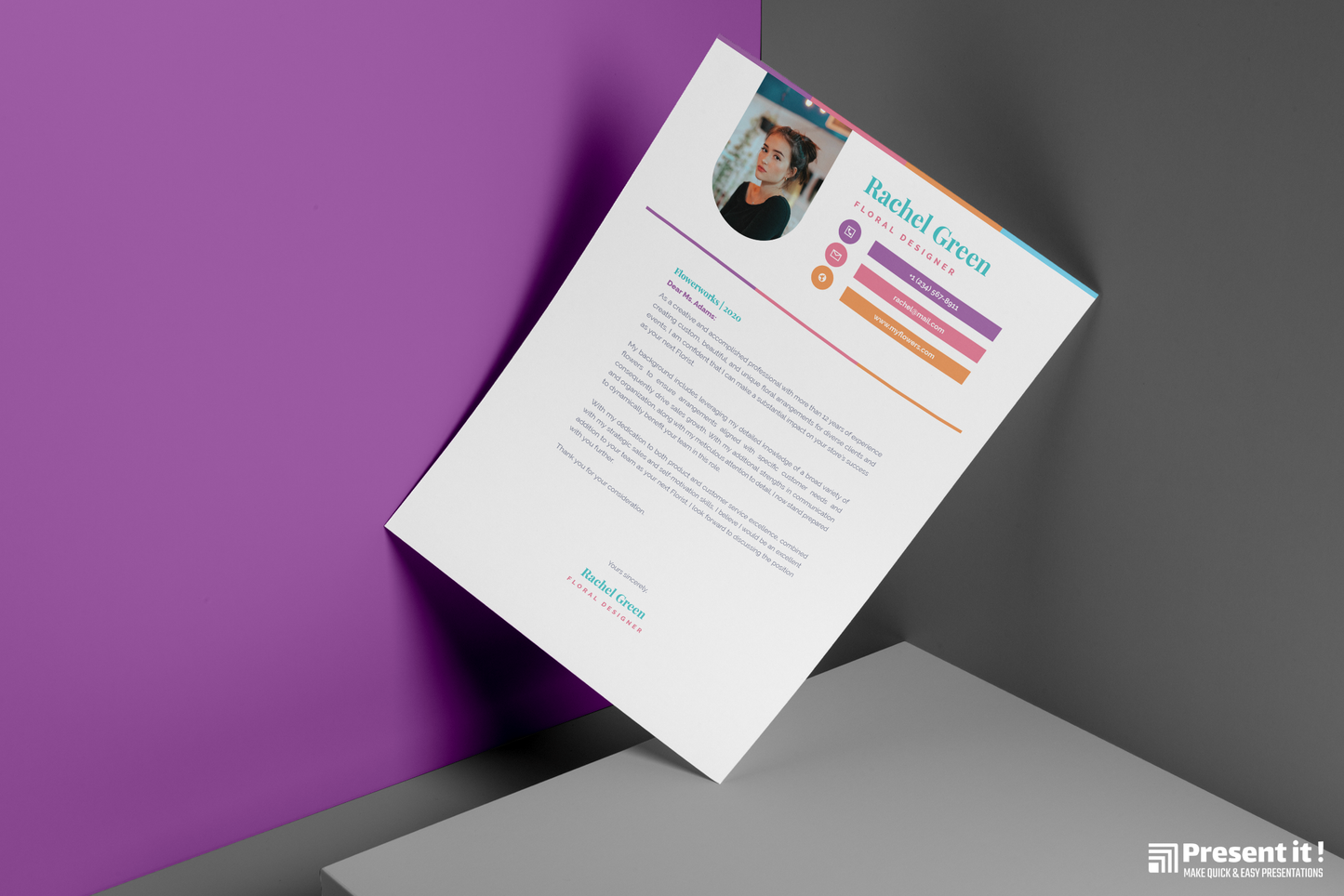 Zoe Resume + Cover Letter Template