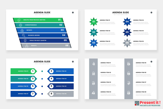 Agenda or List Infographics