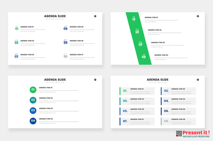 Agenda or List Infographics