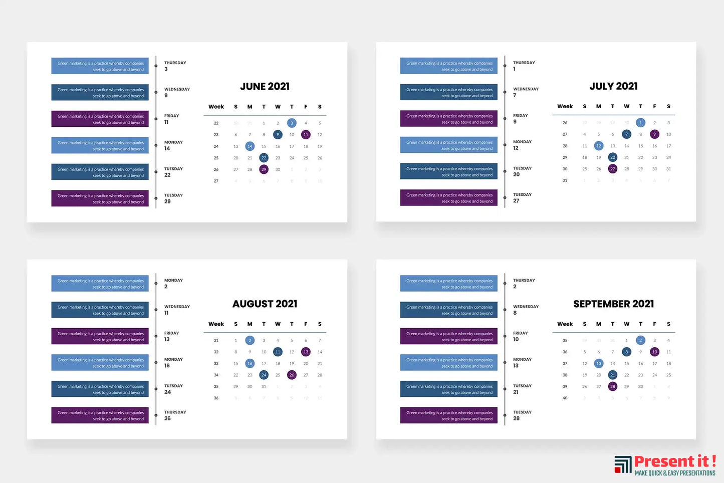 Calendar 2021 Slides