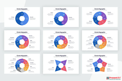 Circle Infographics for CANVA