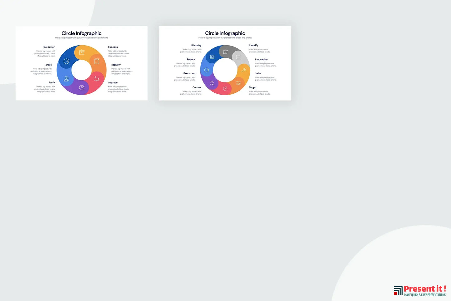 Circle Infographics for CANVA