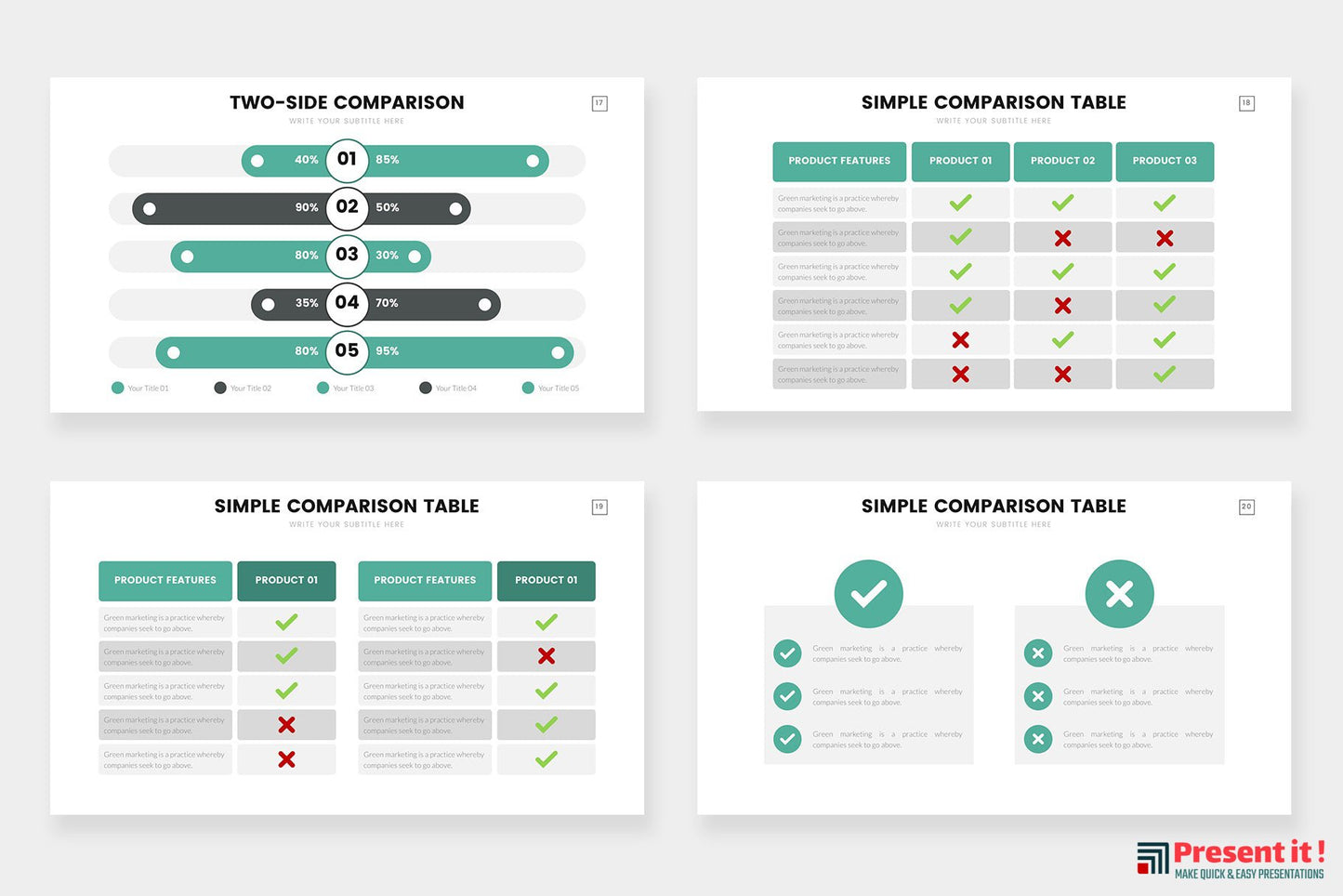 Comparison Infographics