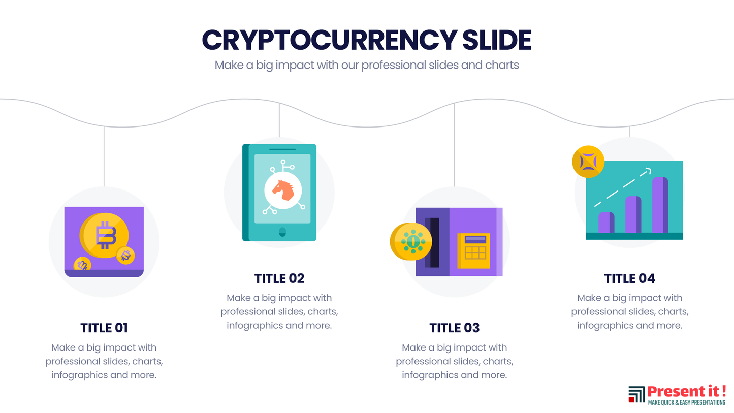 Crypto Currency Slides Infographics