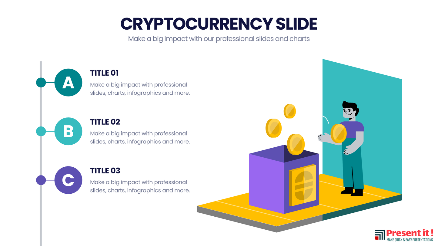 Crypto Currency Slides Infographics