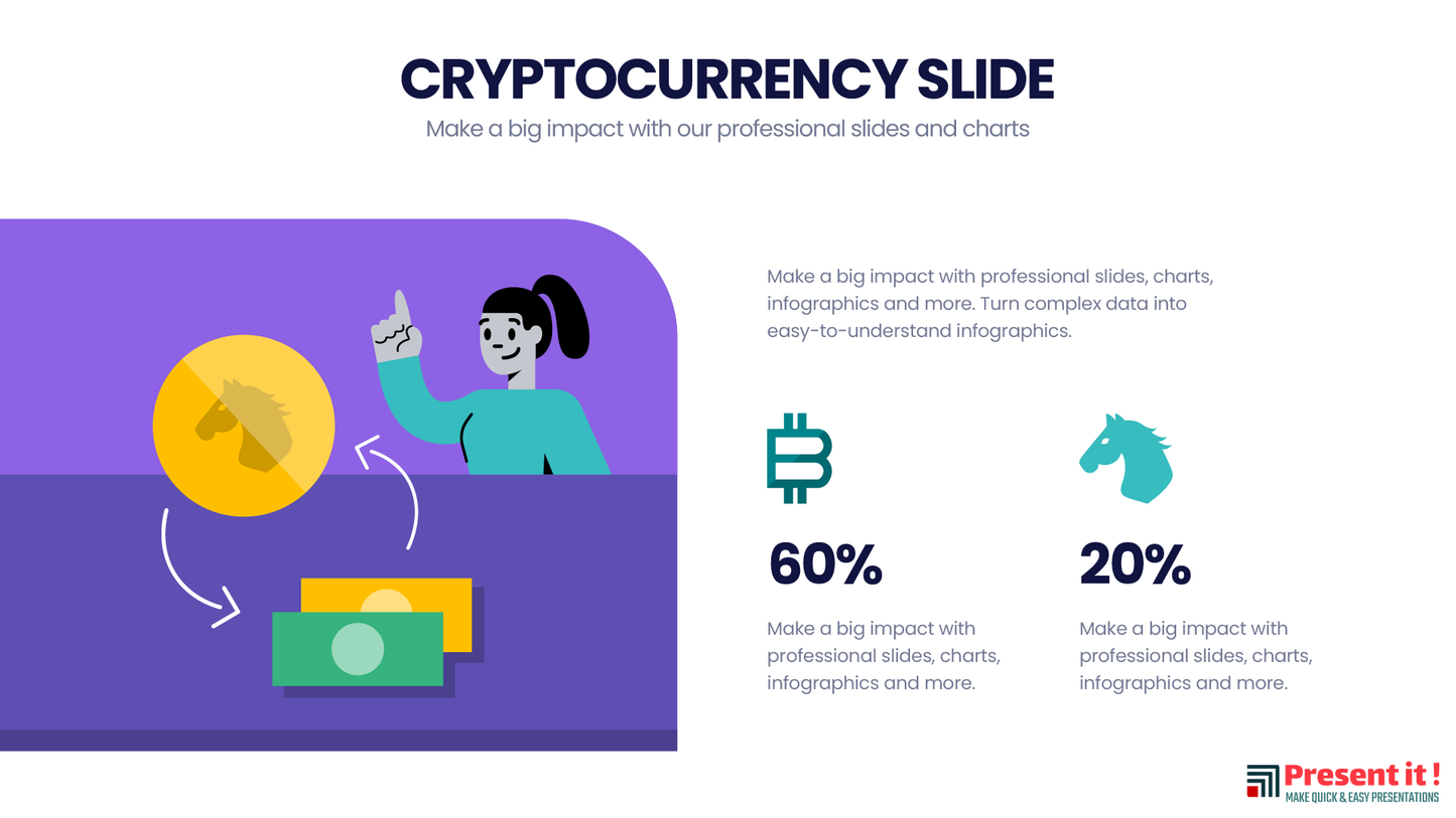 Crypto Currency Slides Infographics