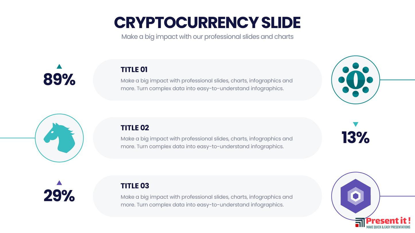 Crypto Currency Slides Infographics