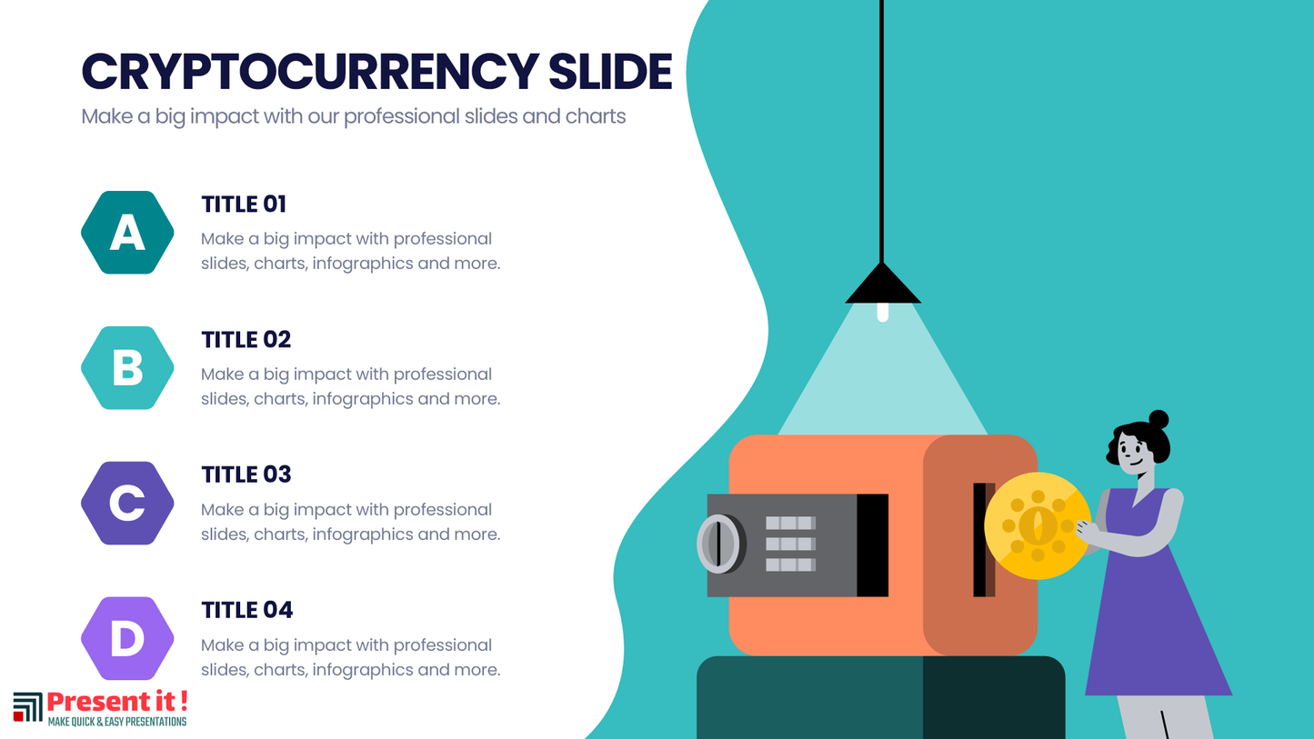 Crypto Currency Slides Infographics