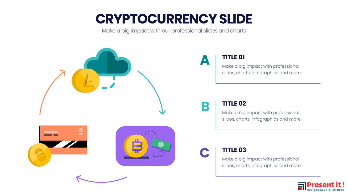 Crypto Currency Slides Infographics