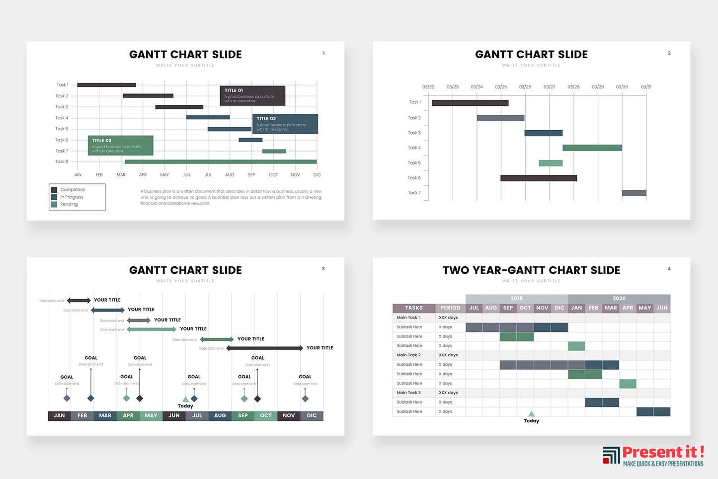 Gantt Infographics