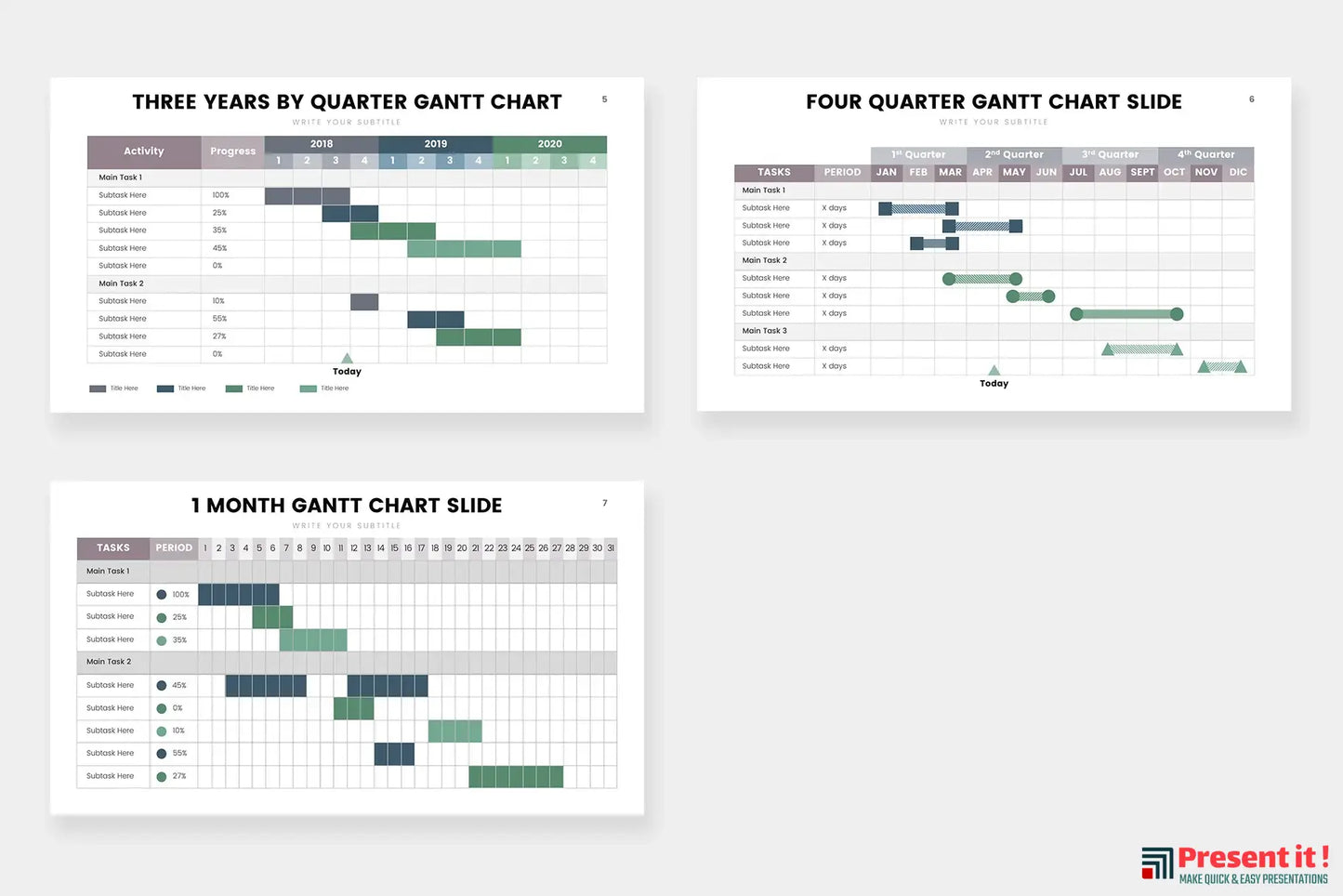 Gantt Infographics