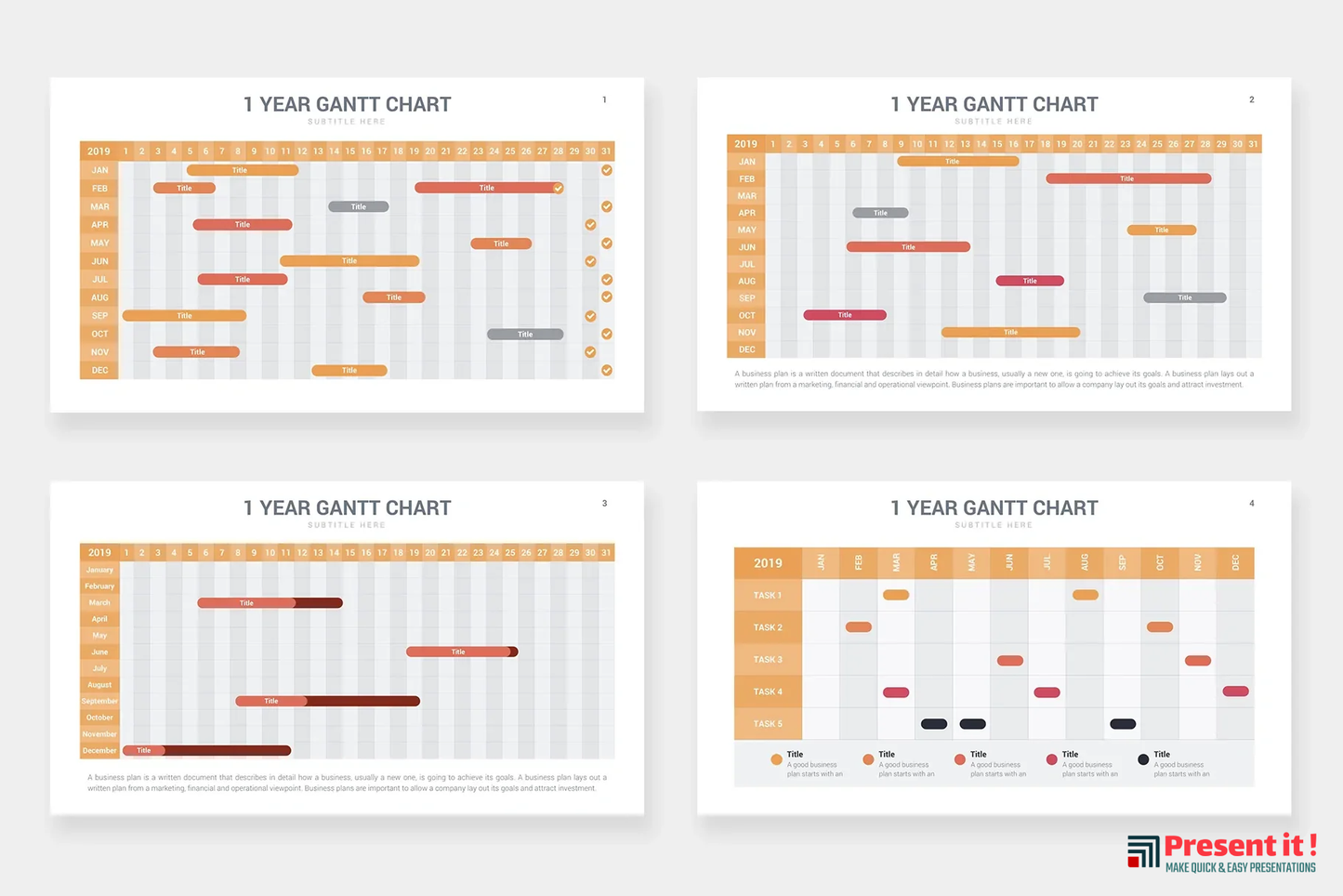 Gantt Infographics