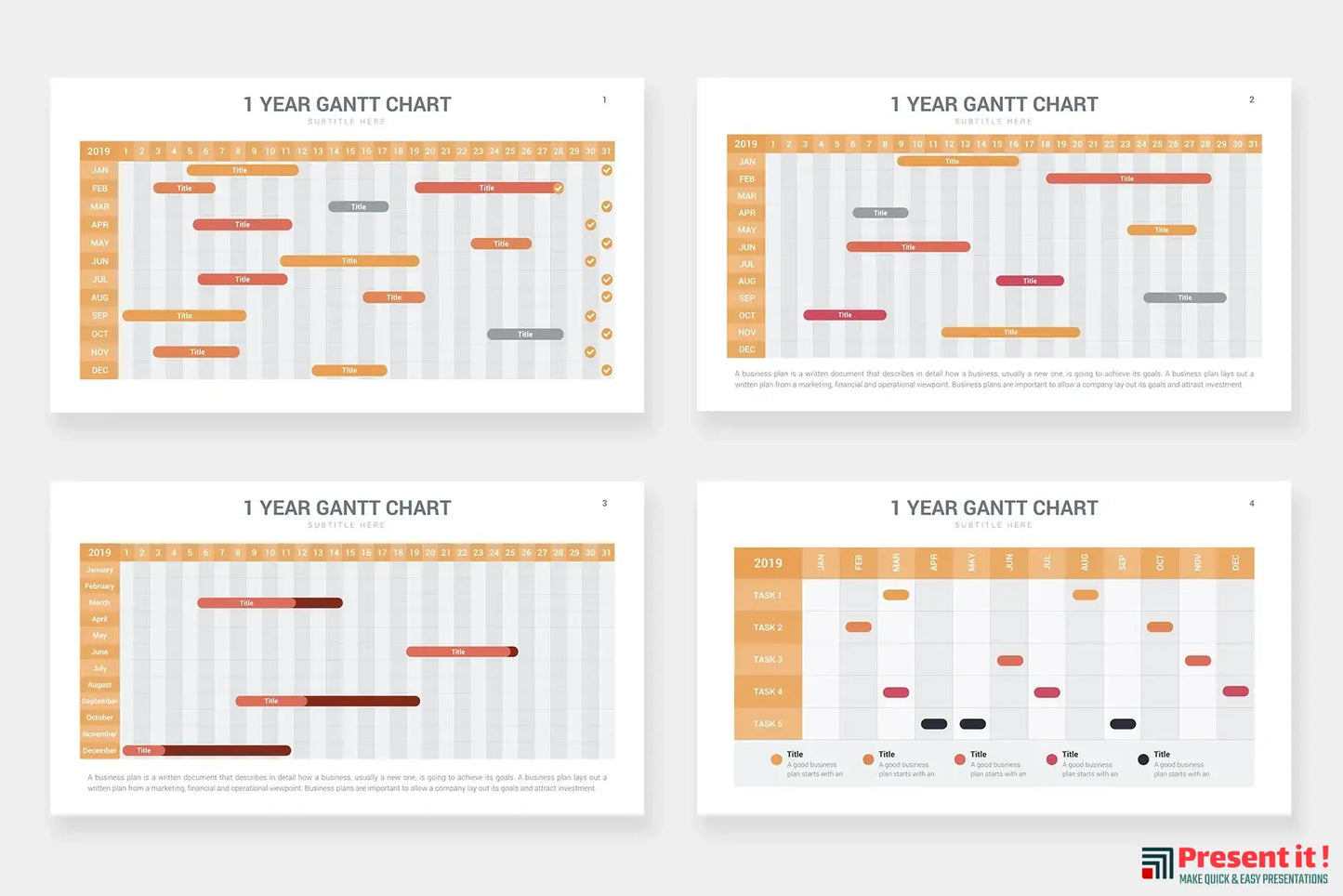 Gantt Infographics