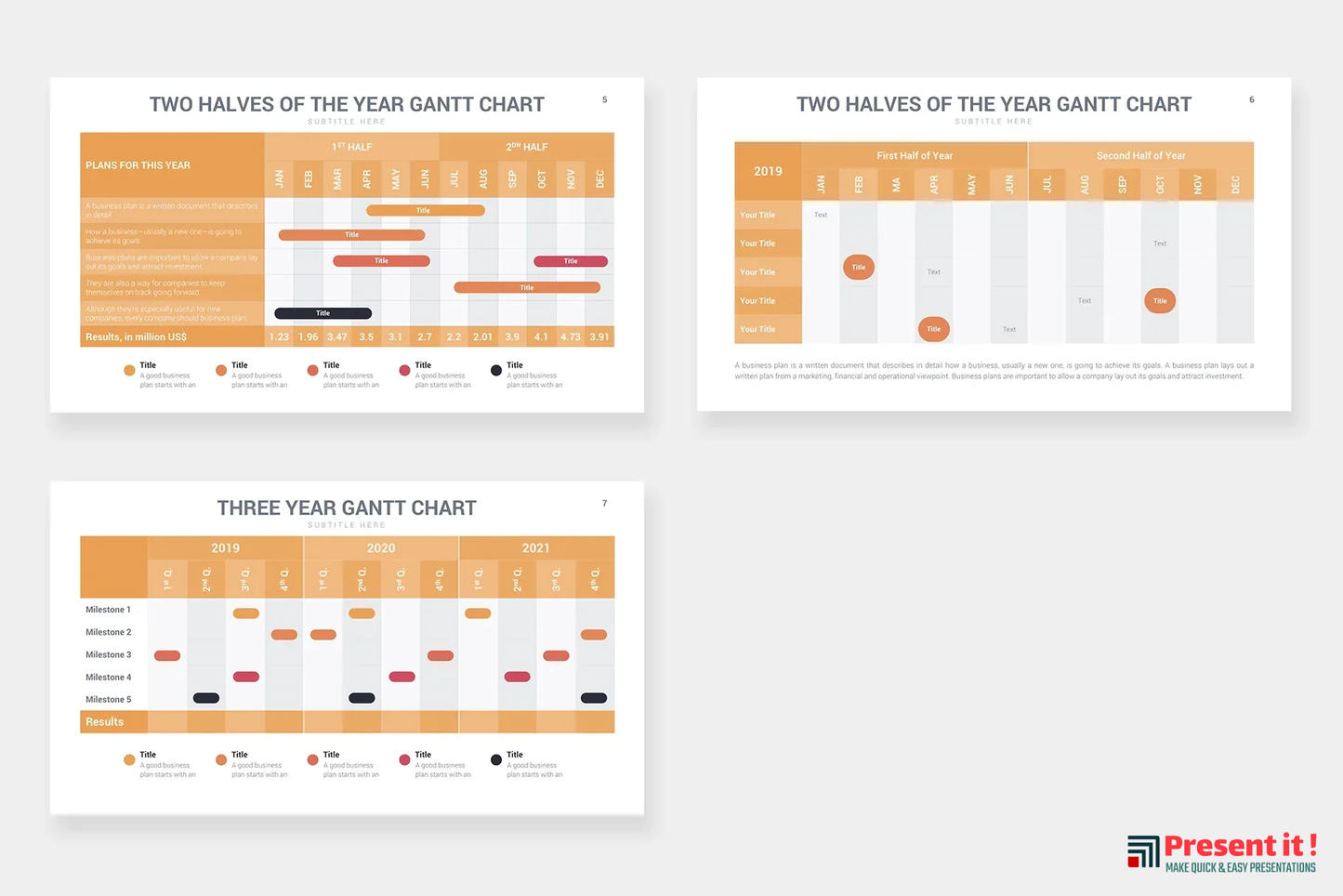 Gantt Infographics