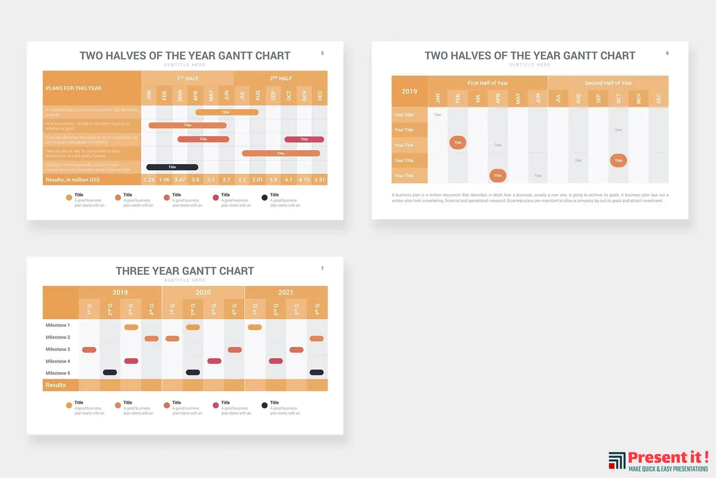 Gantt Infographics