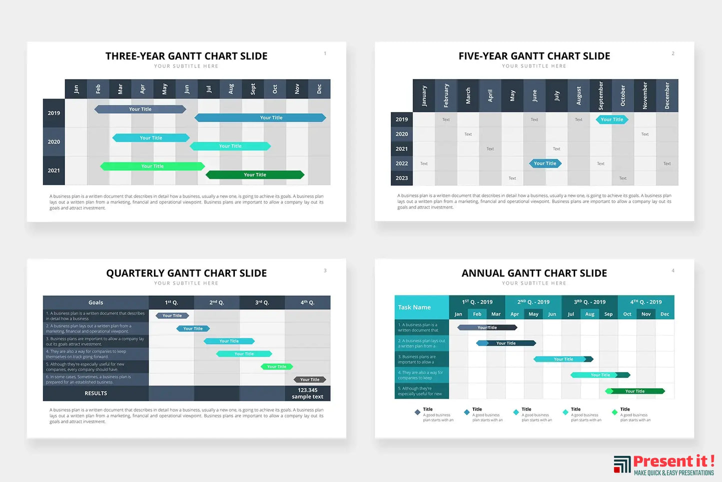 Gantt Infographics