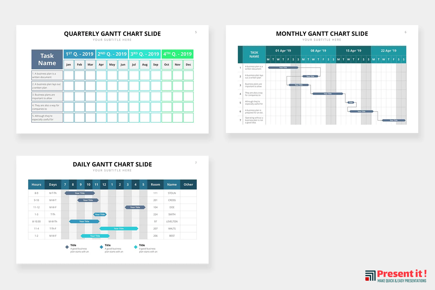 Gantt Infographics