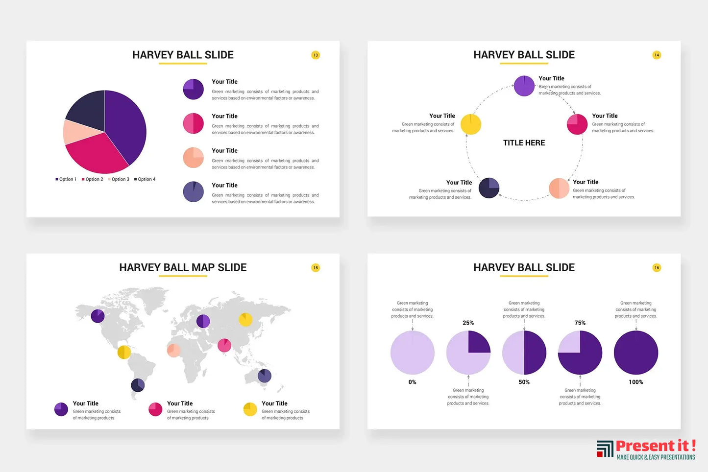 Harvey Ball Infographics