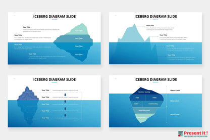 Iceberg Diagram Infographics