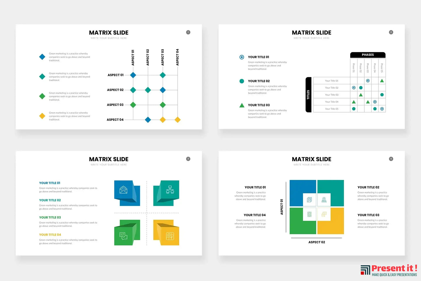 Matrix Infographics