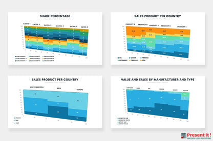 Mekko Chart Infographics