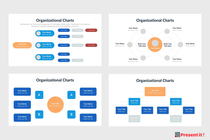 Organizational Charts Infographics Template