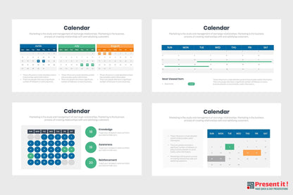 Calendar Infographics