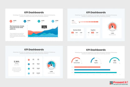 KPI Dashboard Infographics