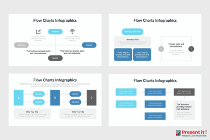 Flow Charts Infographics