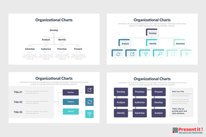 Organizational Charts Infographics Template