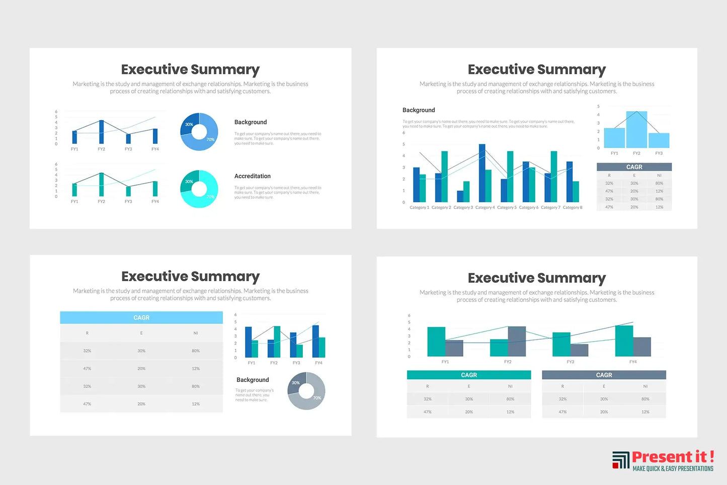 Executive Summary Infographics