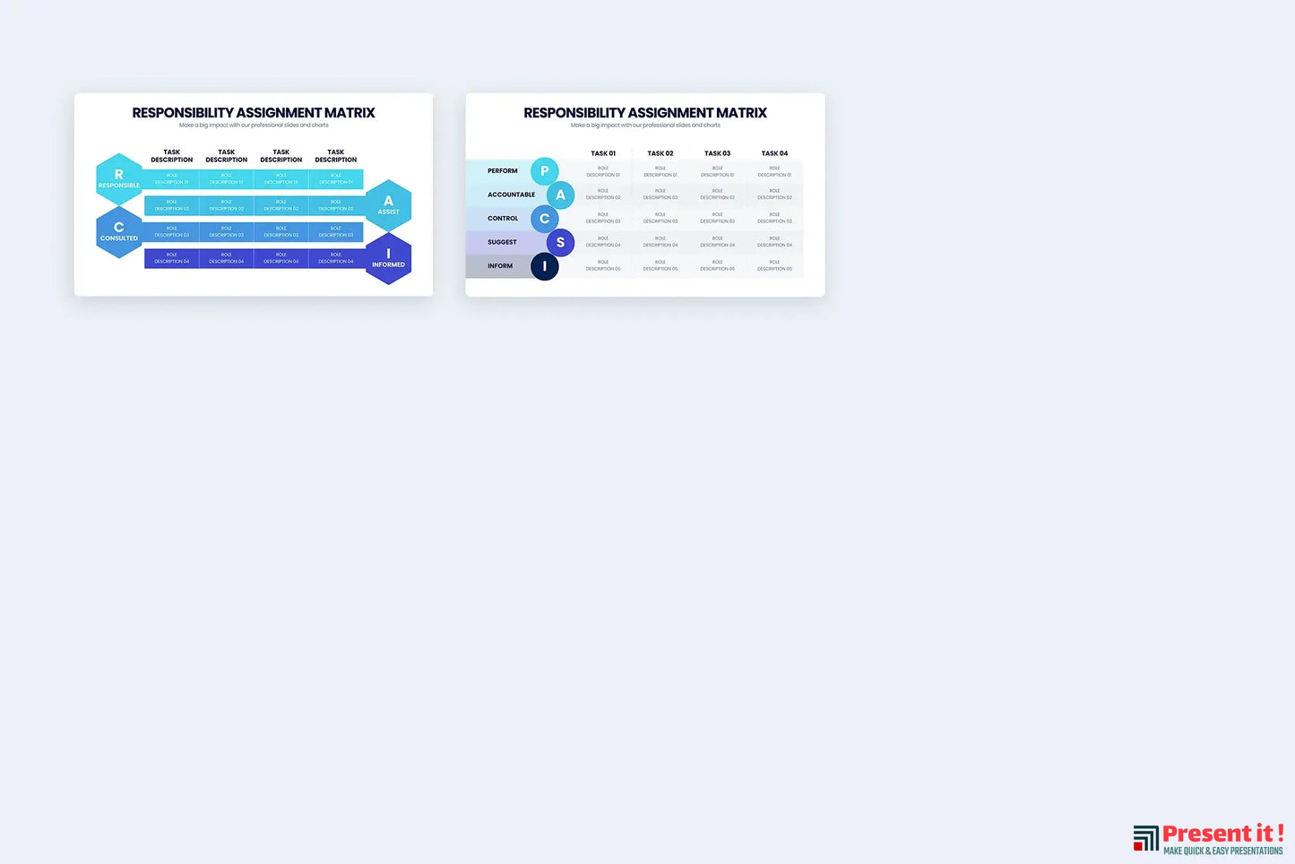 Responsibility Assignment Matrix Infographics