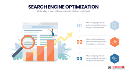 SEO Infographics for PowerPoint, Keynote, Google Slides and Illustrator